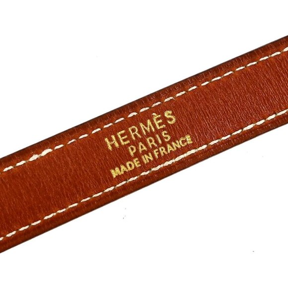 Hermes Shoulder Strap For Kelly Box Calf Brown Accessories XX08341 - Picture 3 of 4